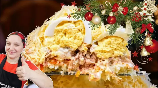 Очень вкусный салат с тунцом