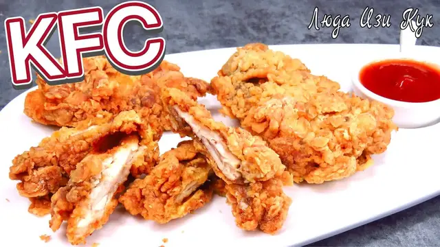 Хрустящие стрипсы из курицы