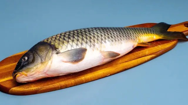 Вкусный запеченный карп