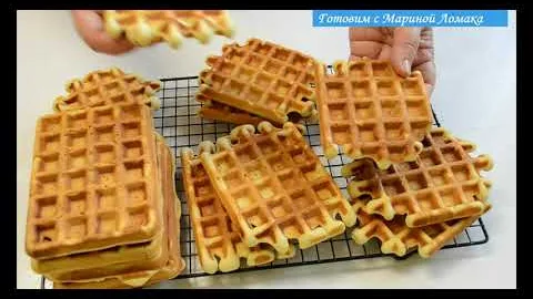 Очень вкусные домашние вафли
