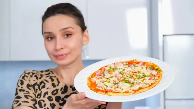 Пицца из картошки на сковороде