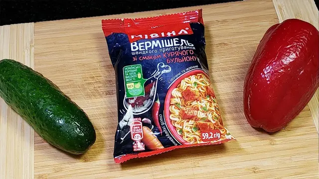 Вкусны салат из простых продуктов за 15 минут