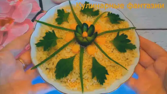 Легкий весенний салат