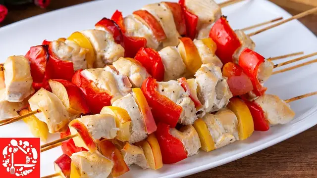 Сочный шашлык из курицы в духовке