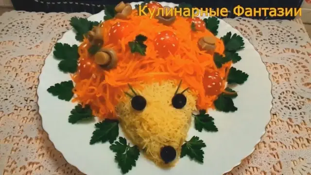 Салаты с грибами