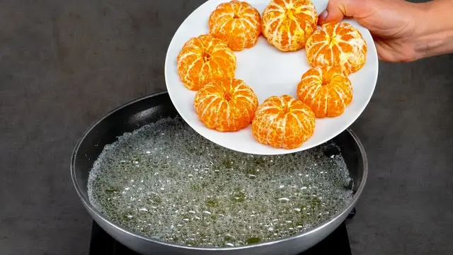 Мандариновый пирог с кофейным ароматом