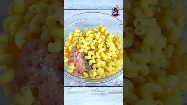 Мясные тефтели с макаронами