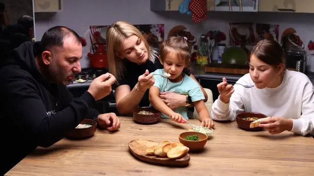 Уха из лосося со сливками