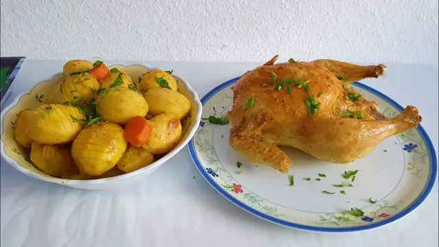 Запеченная курочка на ужин