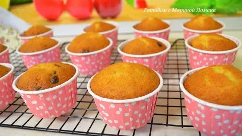 Медовые кексы на кефире