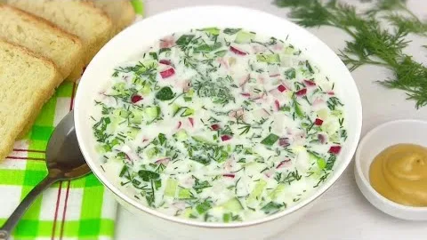 Окрошка на кефире