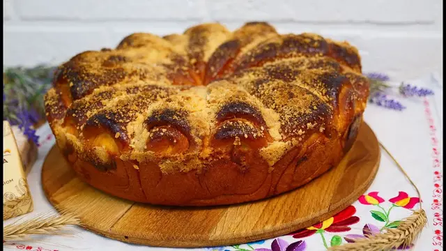Вкусный пирог с творогом