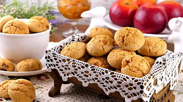 Мягкое постное печенье из варенья