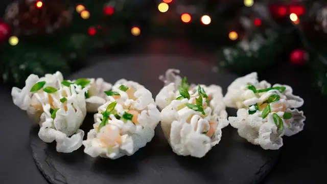 Вкусная необычная закуска на новогодний стол