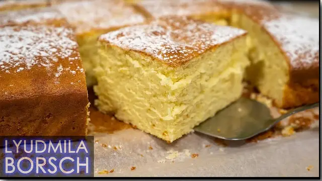 Горячий молочный пирог 