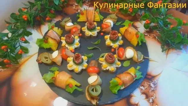4 шикарных закуски на праздничный стол