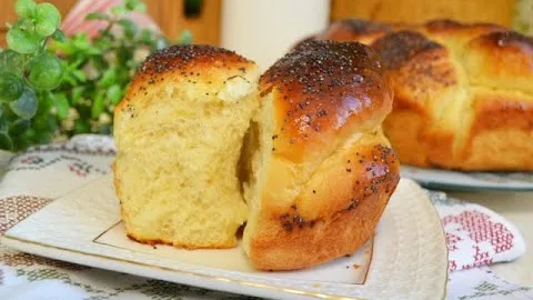 Нежные сдобные булочки 