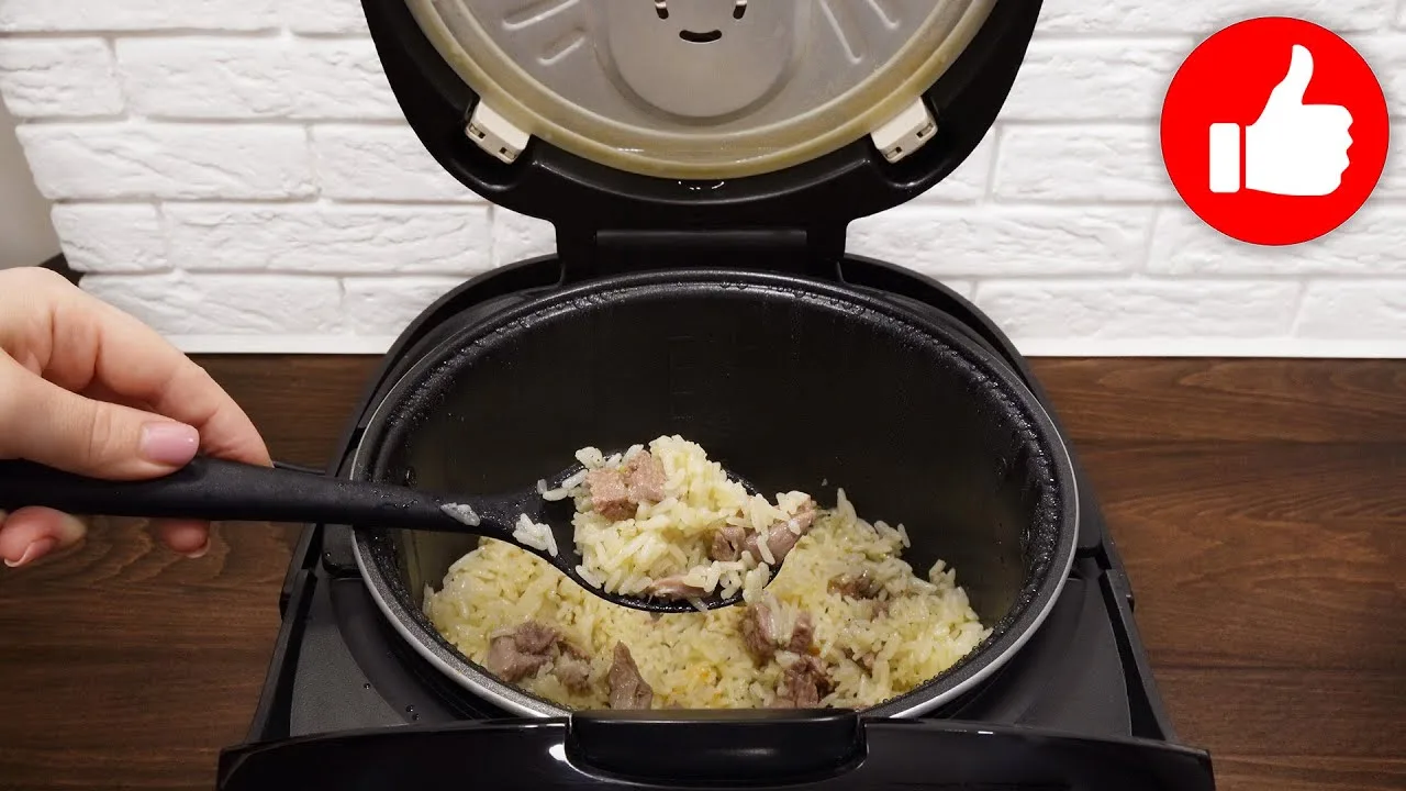 Рис с мясом в мультиварке