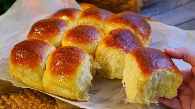Вкусные булочки на закваске