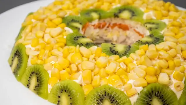 Потрясающе вкусный салат Малахитовый браслет