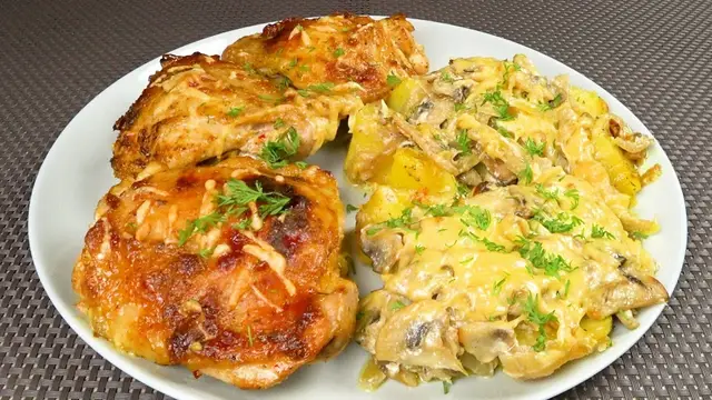 Простой ужин из курицы