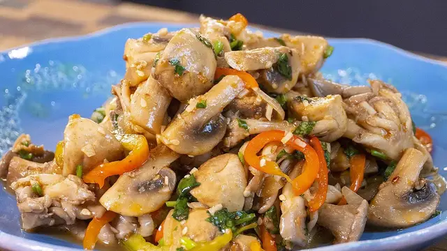 Шампиньоны по-корейски