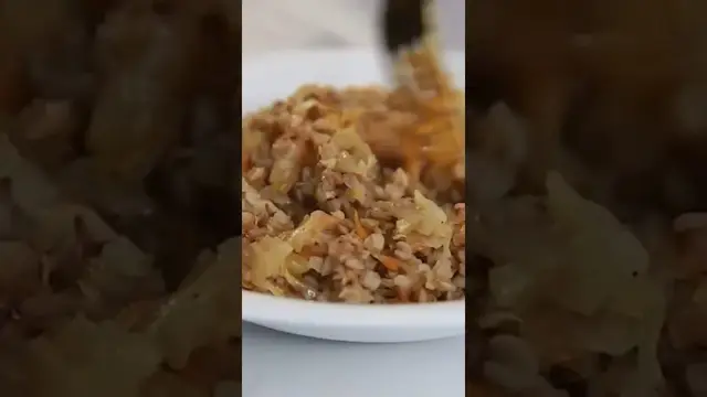 Гречневая каша с капустой