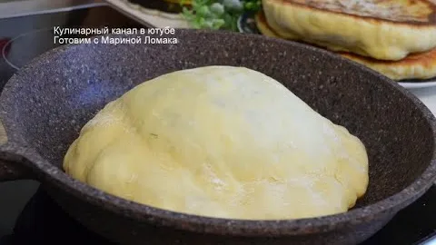 Лепёшки на кефире с сыром