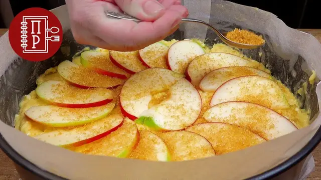 Самая вкусная творожная шарлотка