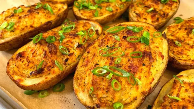 Фаршированная картошка в духовке