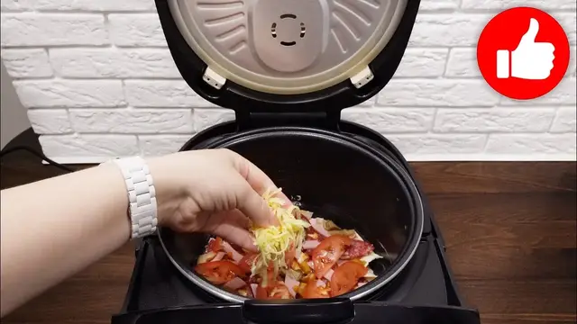 Вкусная ленивая пицца из лаваша в мультиварке