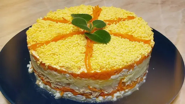 Салат Французская мимоза 