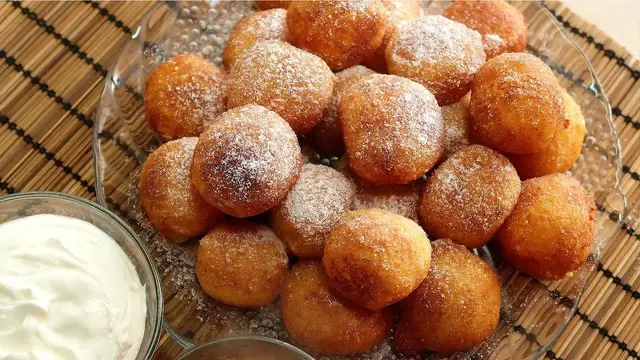 Нежные творожные колобки с хрустящей корочкой
