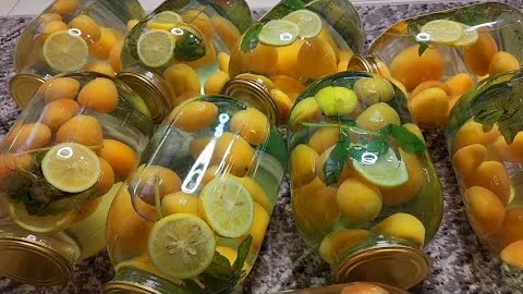 Мохито с абрикосами
