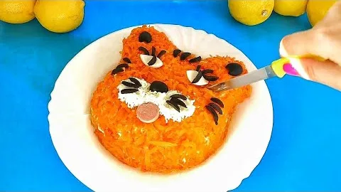 Салат с грибами на праздничный стол 