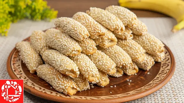 Вкусное банановое печенье