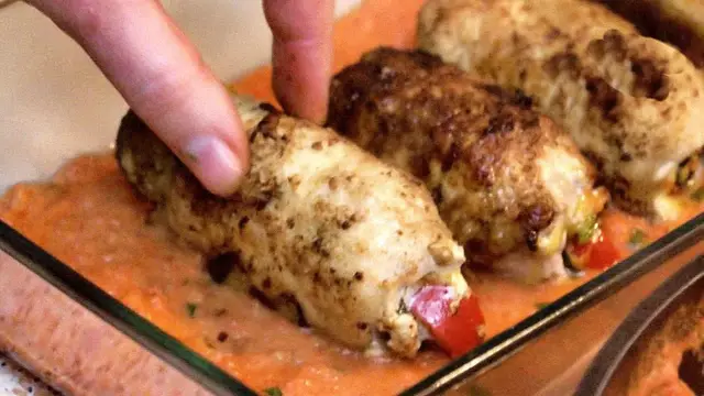 Мясные пальчики с овощами