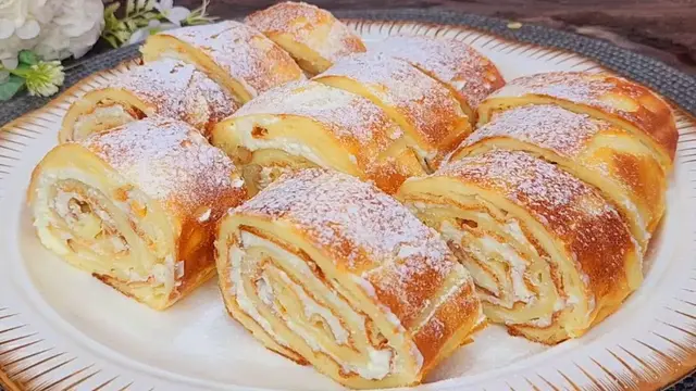Вкусный рулет к чаю