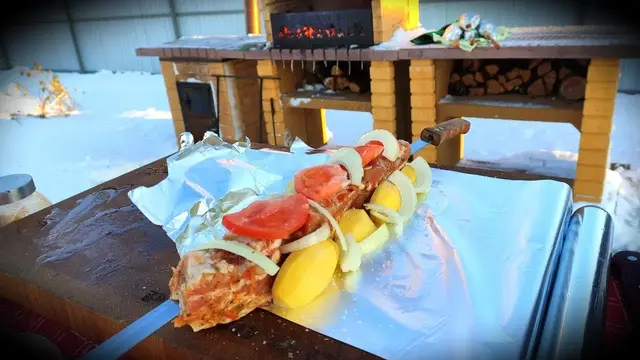 Ребра на Мангале