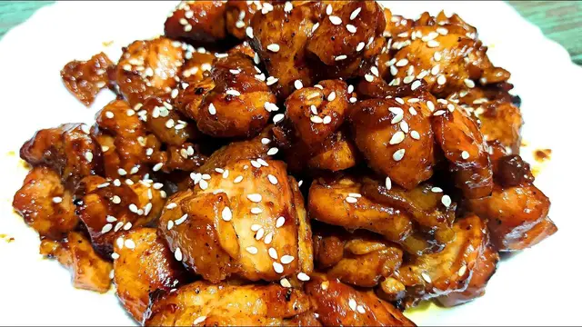 Курица в кисло-сладком соусе по китайски