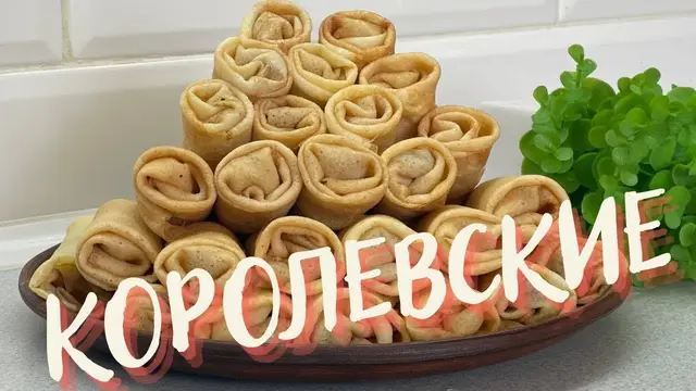 Очень нежные и тонкие дрожжевые блины на кипятке