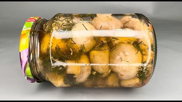 Вкусные маринованные шампиньоны