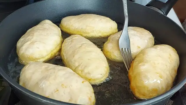 Жареные пирожки с тыквой