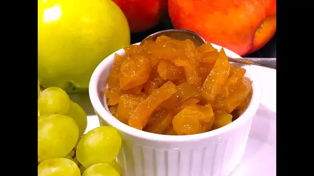 Яблочное варенье с виноградом