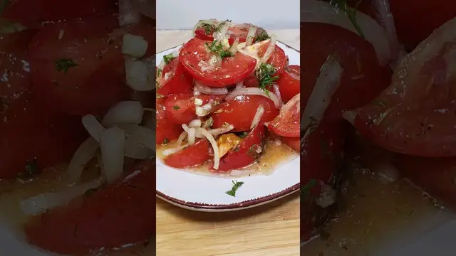 Лучшая закуска к шашлыку из помидоров