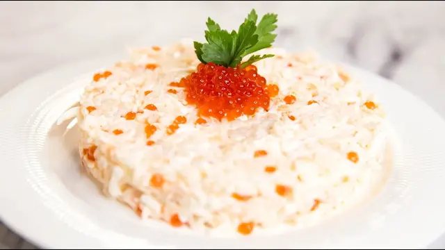 Быстрый салат на праздничный стол