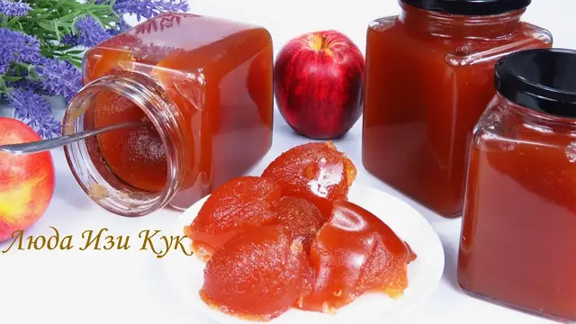 Густое яблочное повидло для пирогов