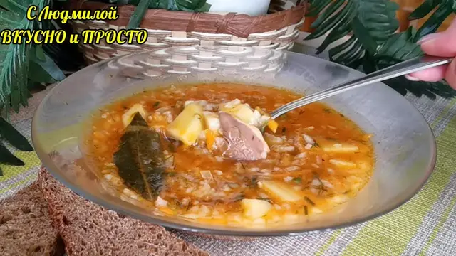 Сытный постный суп