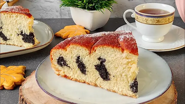Шикарный сдобный пирог с маком