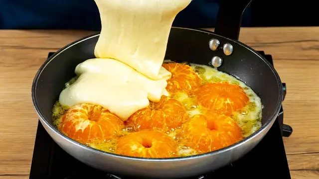 Мандариновый пирог со сливочным кремом